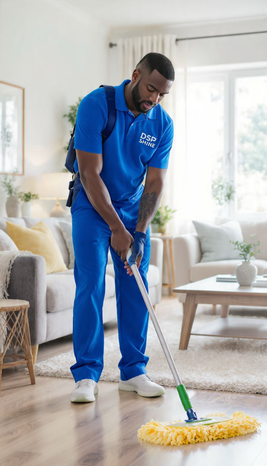 Residential cleaning by DSP Shine